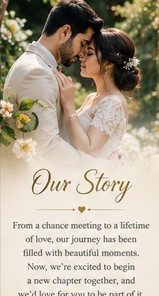 Wedding couple photograph